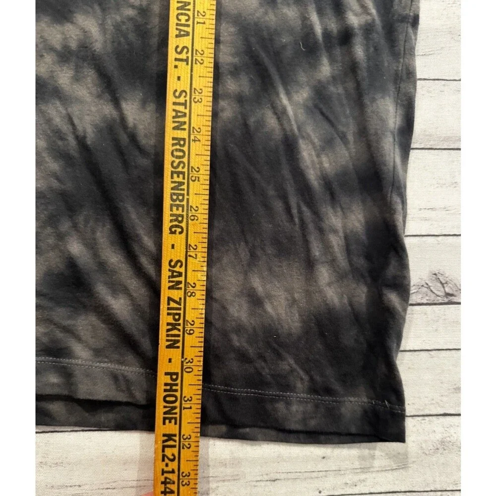 True Religion Mens Tie Dye T Shirt Size XXXL 3XL Black World Tour Graphic Tee